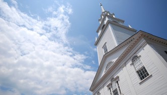 church, structure, construction, sky, building, security