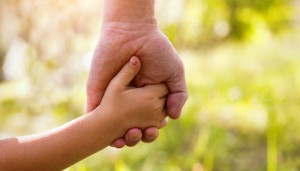 adult, holding, hand, child, parent, adoption, man,