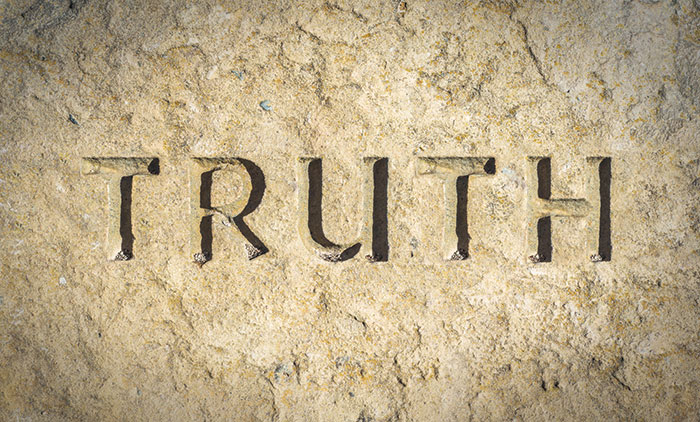 truth-engraved-stone - Baptist & Reflector